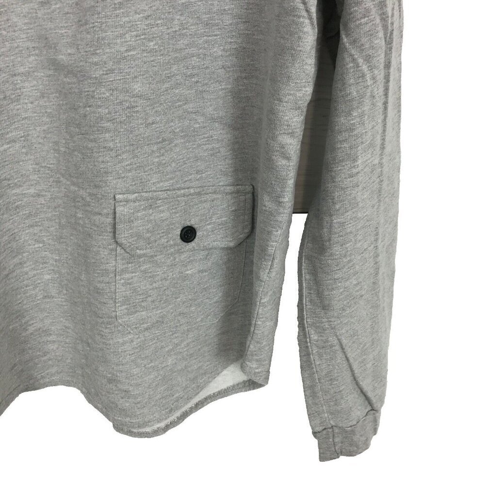 Goodlife Size S 1/4 Zip Sweatshirt Gray Long Sleeve Casual Men's - Picture 4 of 7